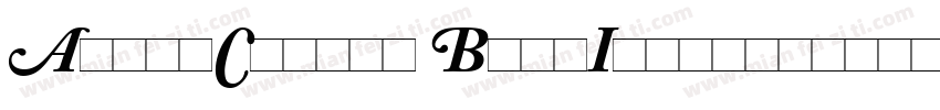 AdobeCaslon BoldItalic字体转换